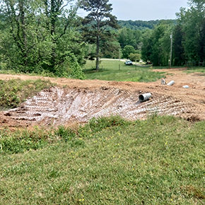 New Pond Dam Construction
