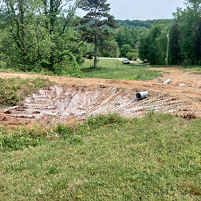 New Pond Dam Construction Tennessee